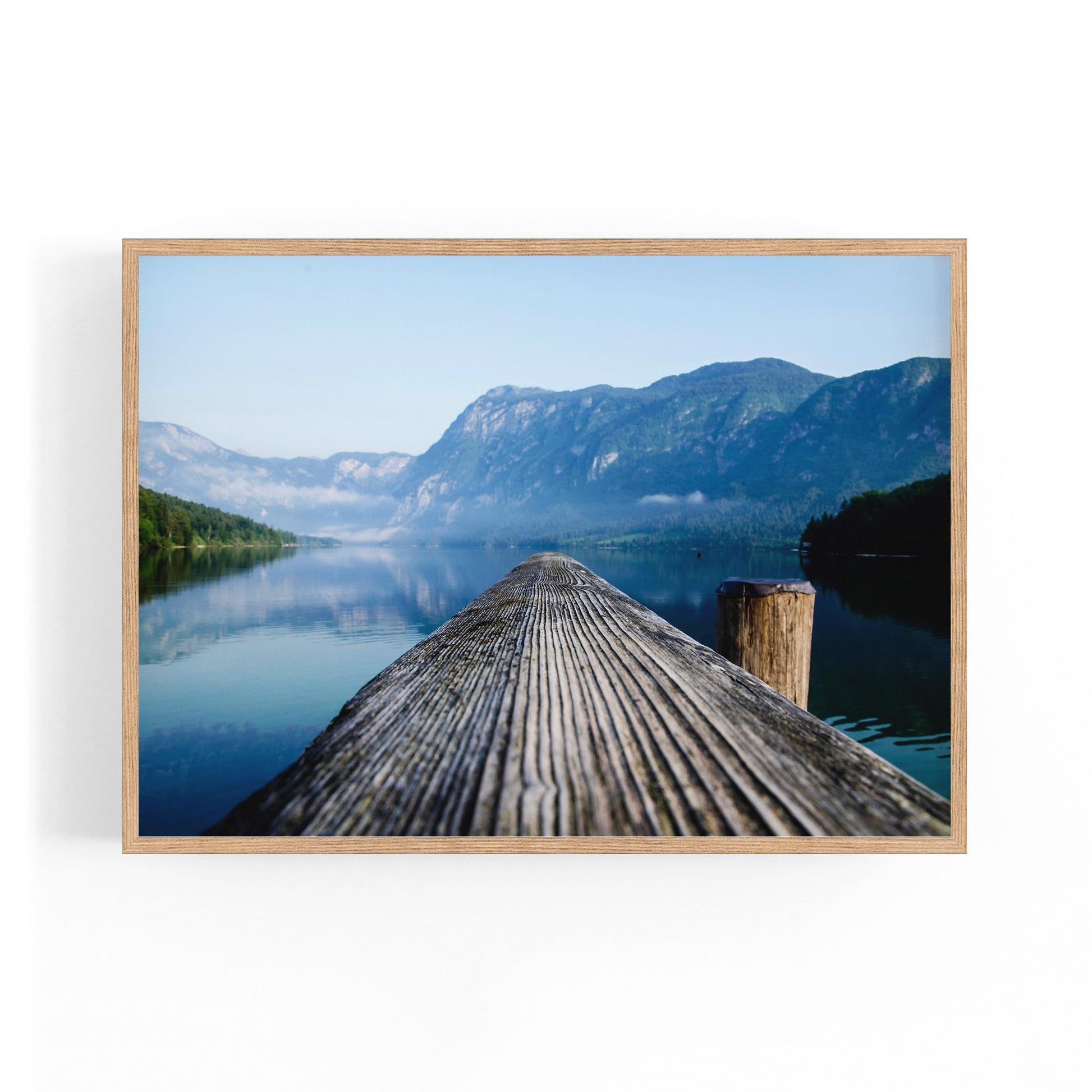 Lookout Lake Landscape Photograph Wall Art - The Affordable Art Company