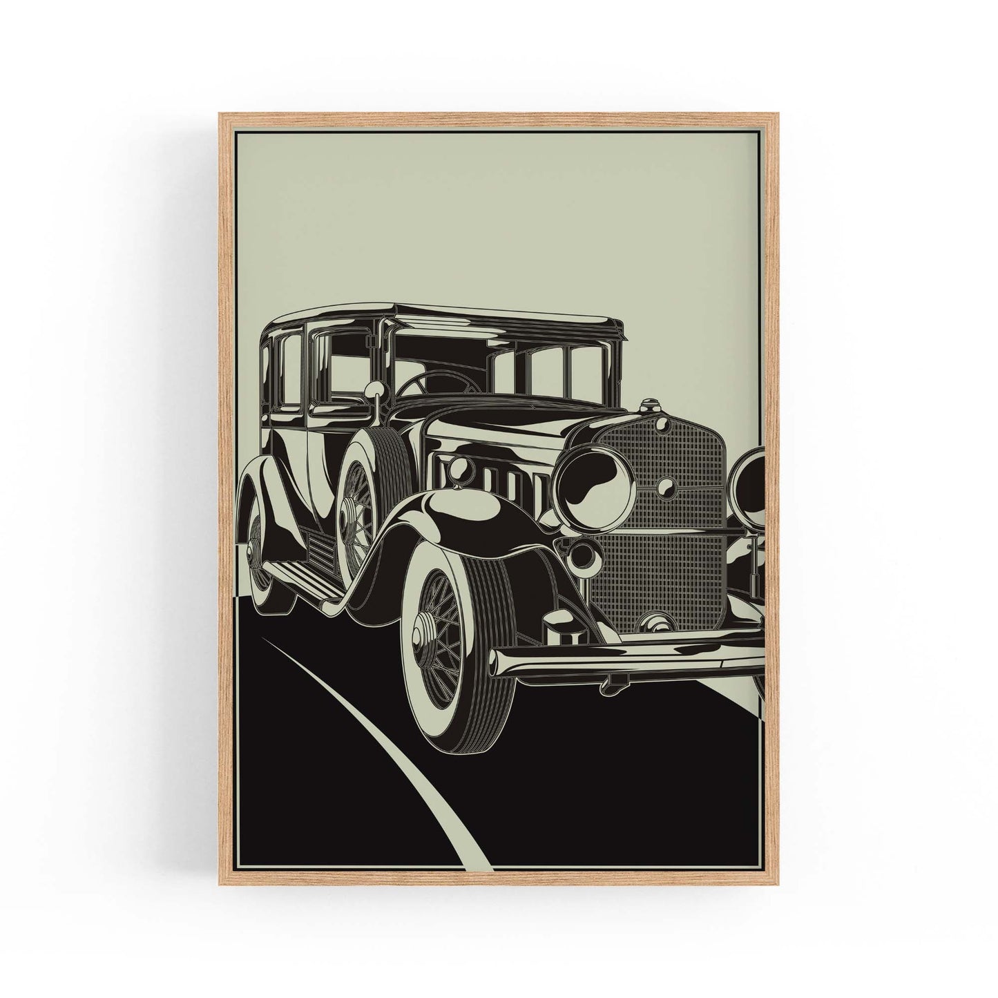 Art Deco Car Vintage Retro New York Wall Art #2 - The Affordable Art Company
