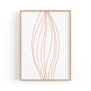 Abstract Line Artwork Minimal Modern Wall Art #2 - The Affordable Art Company