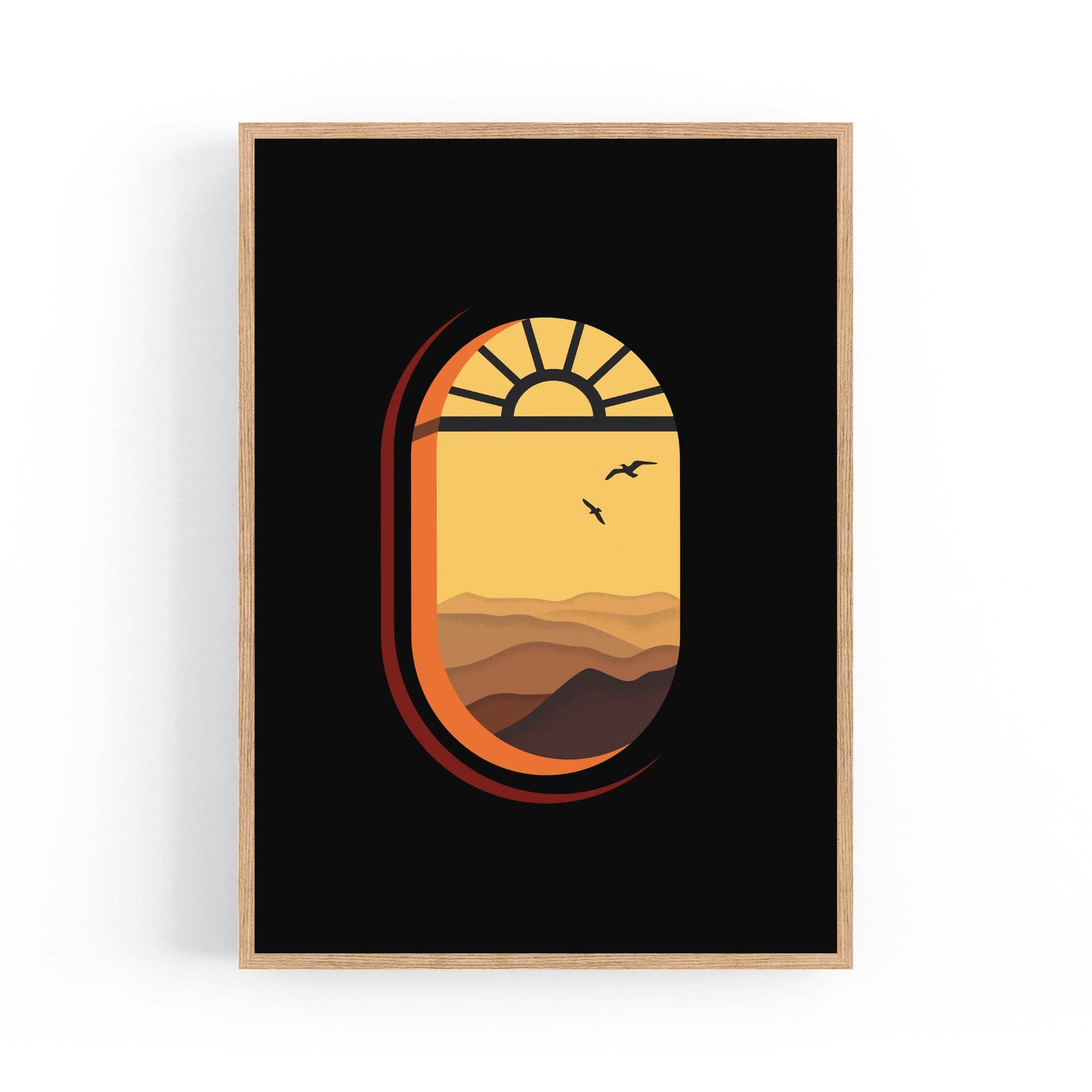 Retro Morning Window Kitchen Wall Art - The Affordable Art Company