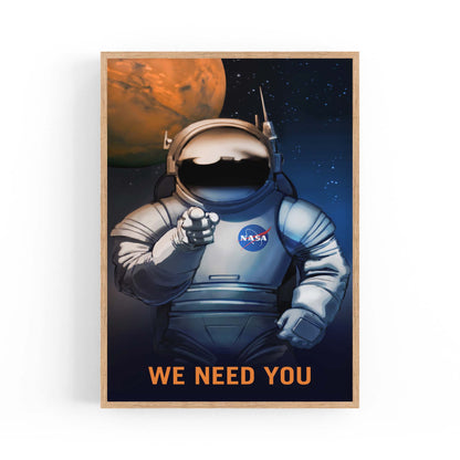 We Need You Space NASA Science Wall Art - The Affordable Art Company