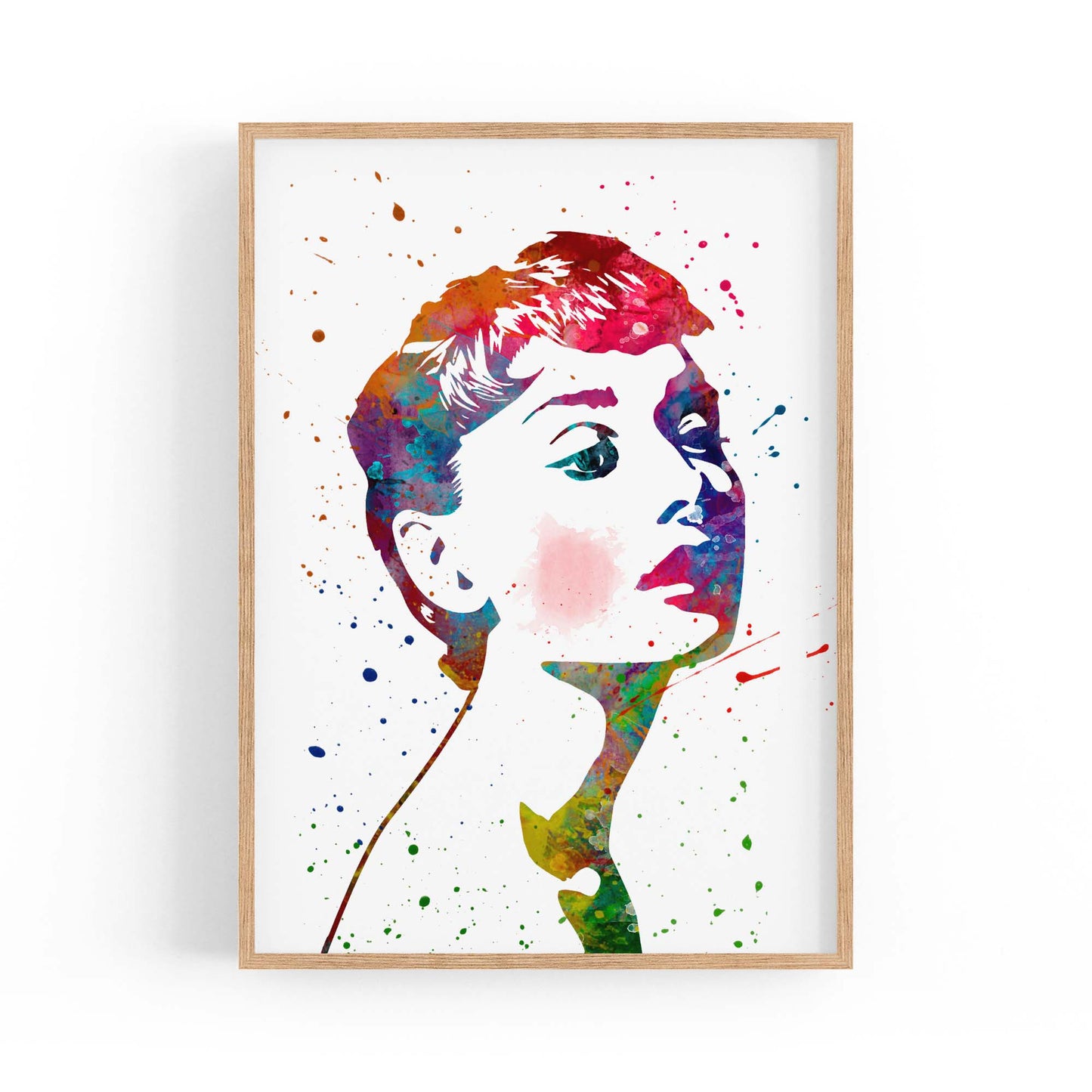 Audrey Hepburn Fashion Minimal Bedroom Wall Art #4 - The Affordable Art Company