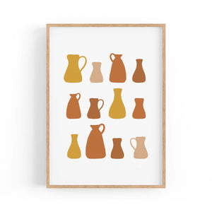 Terracotta Collection Kitchen Cafe Wall Art #2 - The Affordable Art Company