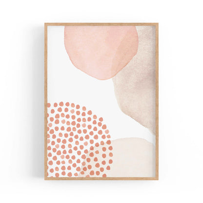 Abstract Modern Watercolour Shapes Painting Wall Art #13 - The Affordable Art Company