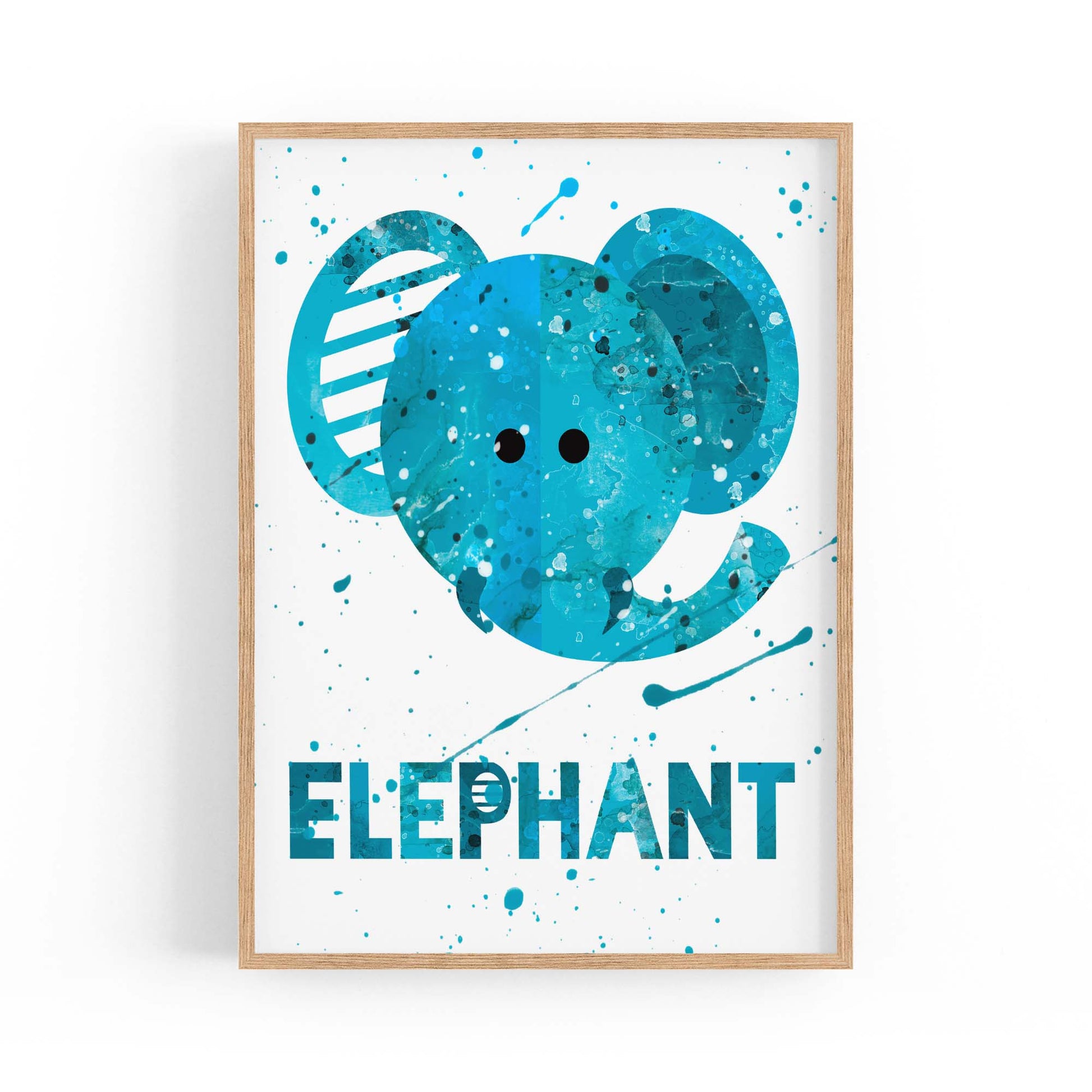 Elephant Nursery Nursery Babys Bedroom Wall Art - The Affordable Art Company