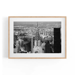 New York City Chrysler Building Black & White Art - The Affordable Art Company