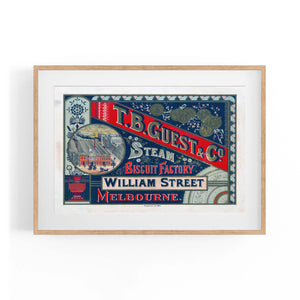Steam Biscuit Factory Melbourne Vintage Wall Art #2 - The Affordable Art Company