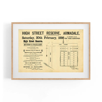 Armadale Melbourne Vintage Real Estate Advert Art #3 - The Affordable Art Company