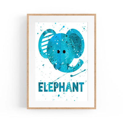 Elephant Nursery Nursery Babys Bedroom Wall Art - The Affordable Art Company