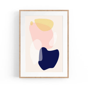 Calm Abstract Minimal Pastel Modern Wall Art #4 - The Affordable Art Company