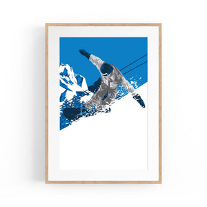 Retro Snowboard Vintage Winter Cabin Wall Art #4 - The Affordable Art Company