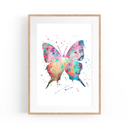 Butterfly Cute Nursery Baby Toddler Wall Art #1 - The Affordable Art Company