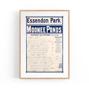 Essendon Moonee Ponds Vintage Real Estate Ad Wall Art #2 - The Affordable Art Company