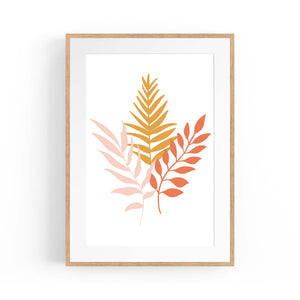 Abstract House Plant Minimal Living Room Wall Art #4 - The Affordable Art Company