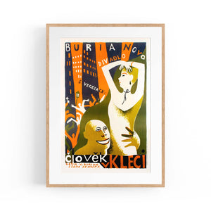 Clovek Theatre Vintage Artwork Decor Wall Art - The Affordable Art Company