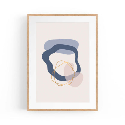Pale Abstract Shapes Wall Art #4 - The Affordable Art Company