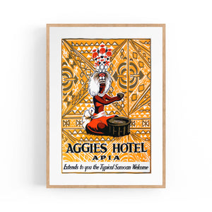 Apia Samoa Vintage Travel Advert Wall Art - The Affordable Art Company