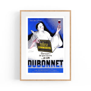 Blue Dubonnet Aperitif Vintage Advert Wall Art - The Affordable Art Company