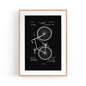 Vintage Bicycle Patent Cycling Cyclist Gift Wall Art #1 - The Affordable Art Company