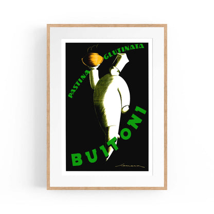 Buitoni Pasta Vintage Food Advert Wall Art - The Affordable Art Company