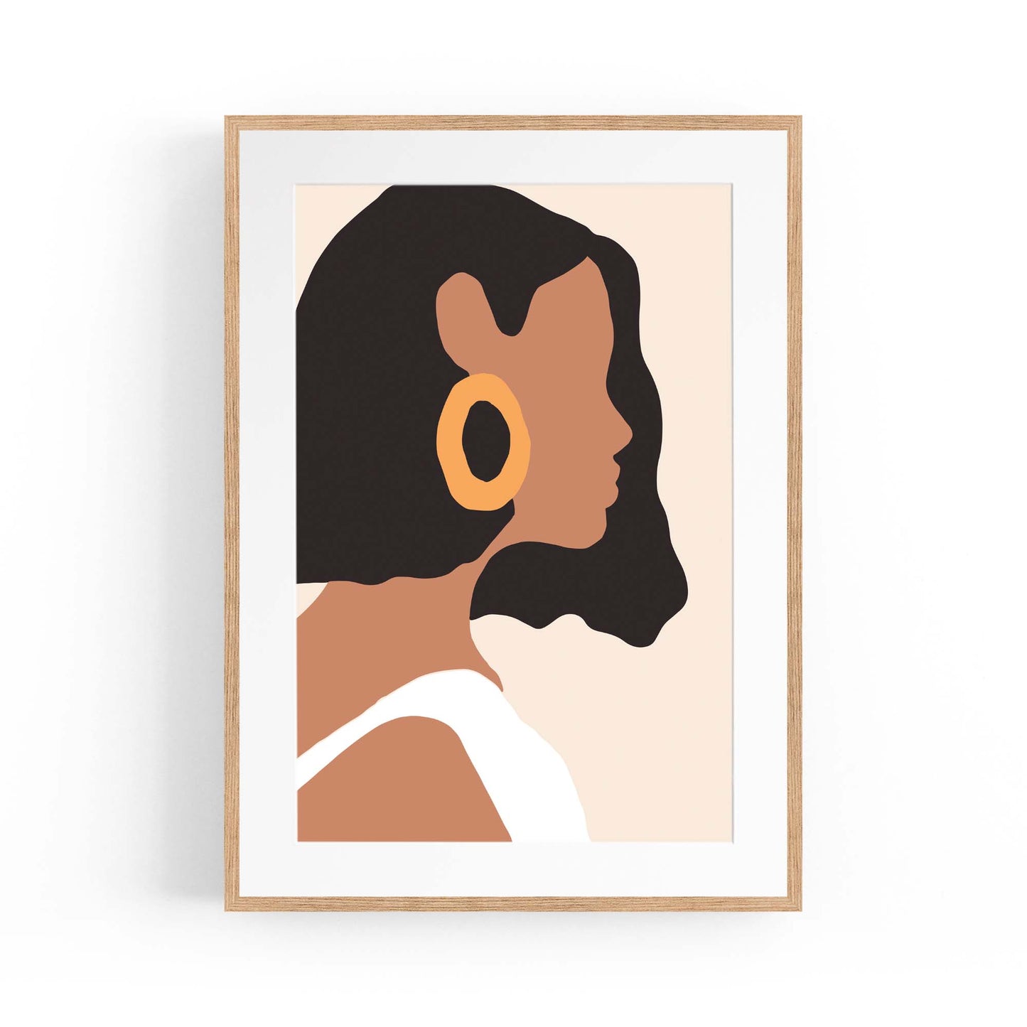 Fashion Minimal Retro Girls Bedroom Wall Art #3 - The Affordable Art Company