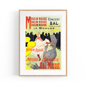 Moulin Rouge, Paris,French Vintage Advert Wall Art - The Affordable Art Company