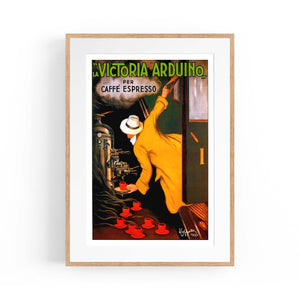 Vintage "La Victoria" Coffee Cafe Kitchen Wall Art - The Affordable Art Company