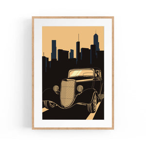 Art Deco Car Vintage Retro New York Wall Art #4 - The Affordable Art Company