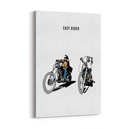 Easy Rider Motorcycle Garage Man Cave Wall Art - The Affordable Art Company