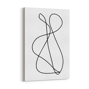 Minimal Abstract Modern Line Artwork Wall Art #8 - The Affordable Art Company