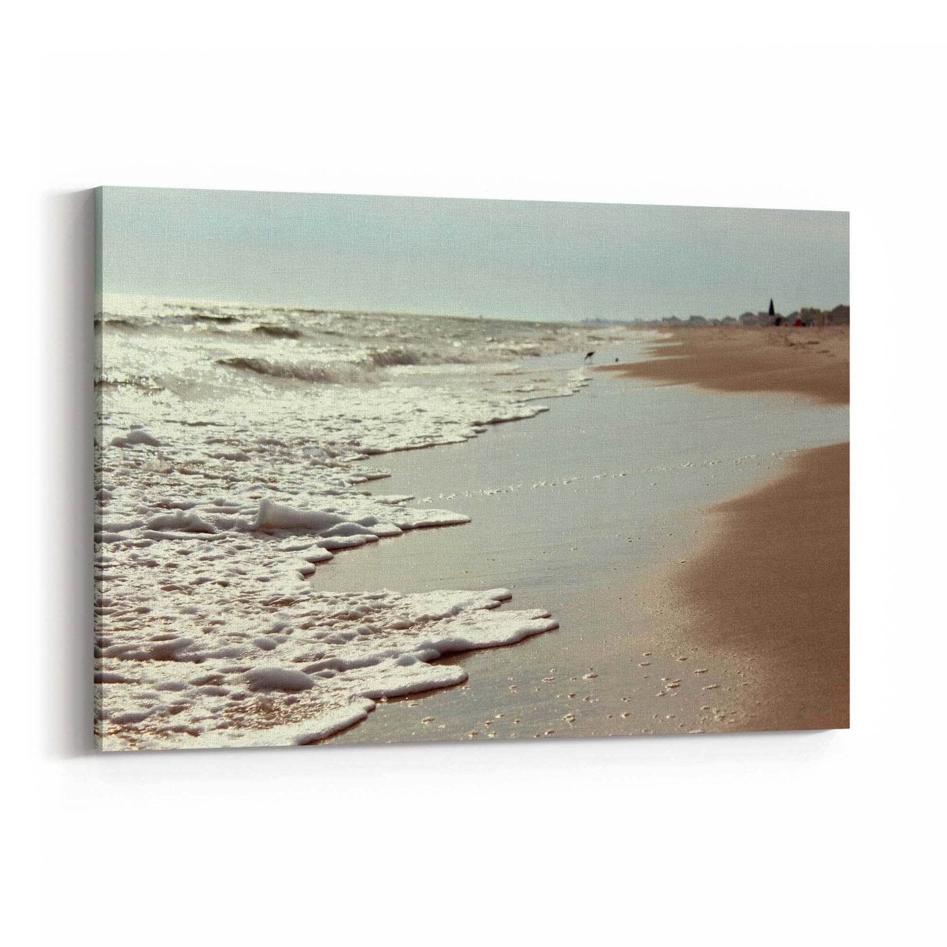 Summer Days Beach Coastal Photograph Wall Art - The Affordable Art Company