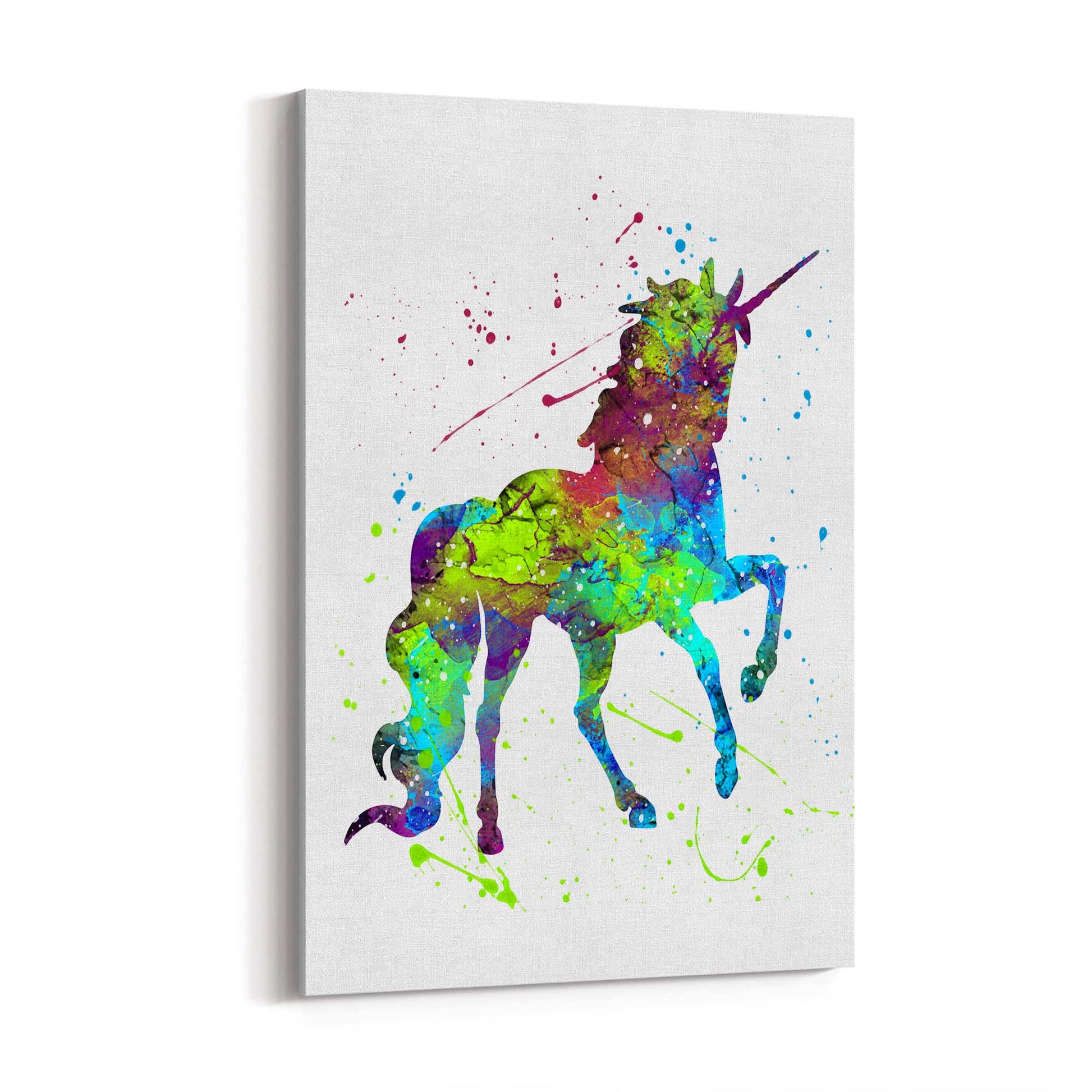 Unicorn Nursery Girls Bedroom Wall Art #2 - The Affordable Art Company