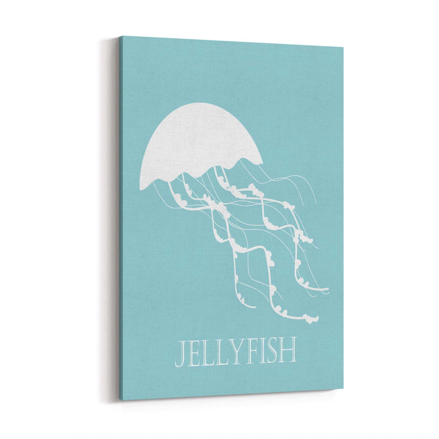 Jellyfish Cartoon Nursery Babys Bedroom Wall Art - The Affordable Art Company