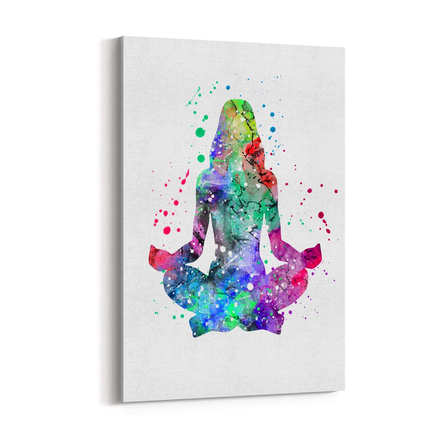 Watercolour Yoga Pose Studio Gift Wall Art - The Affordable Art Company
