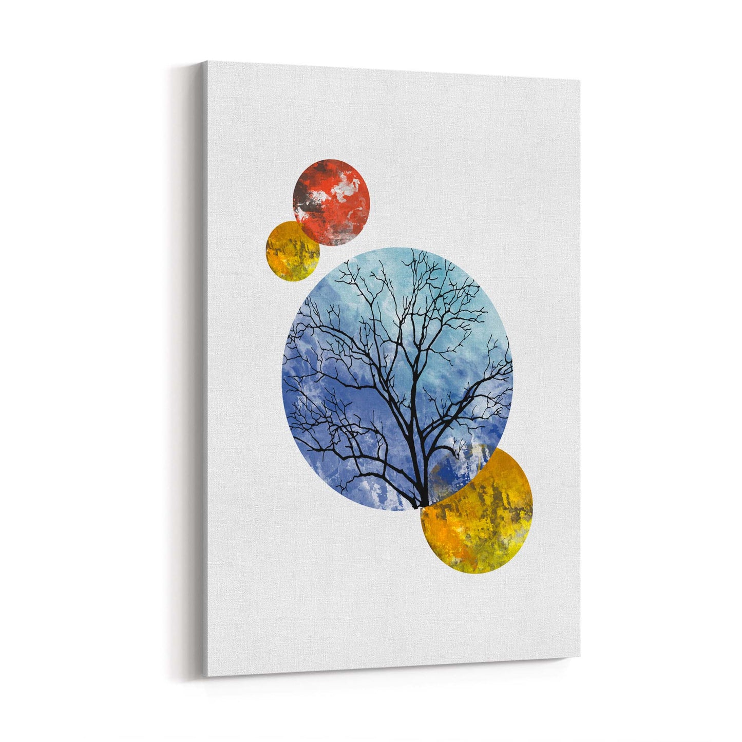 Scandi Circle Landscape Kitchen Minimal Wall Art #5 - The Affordable Art Company