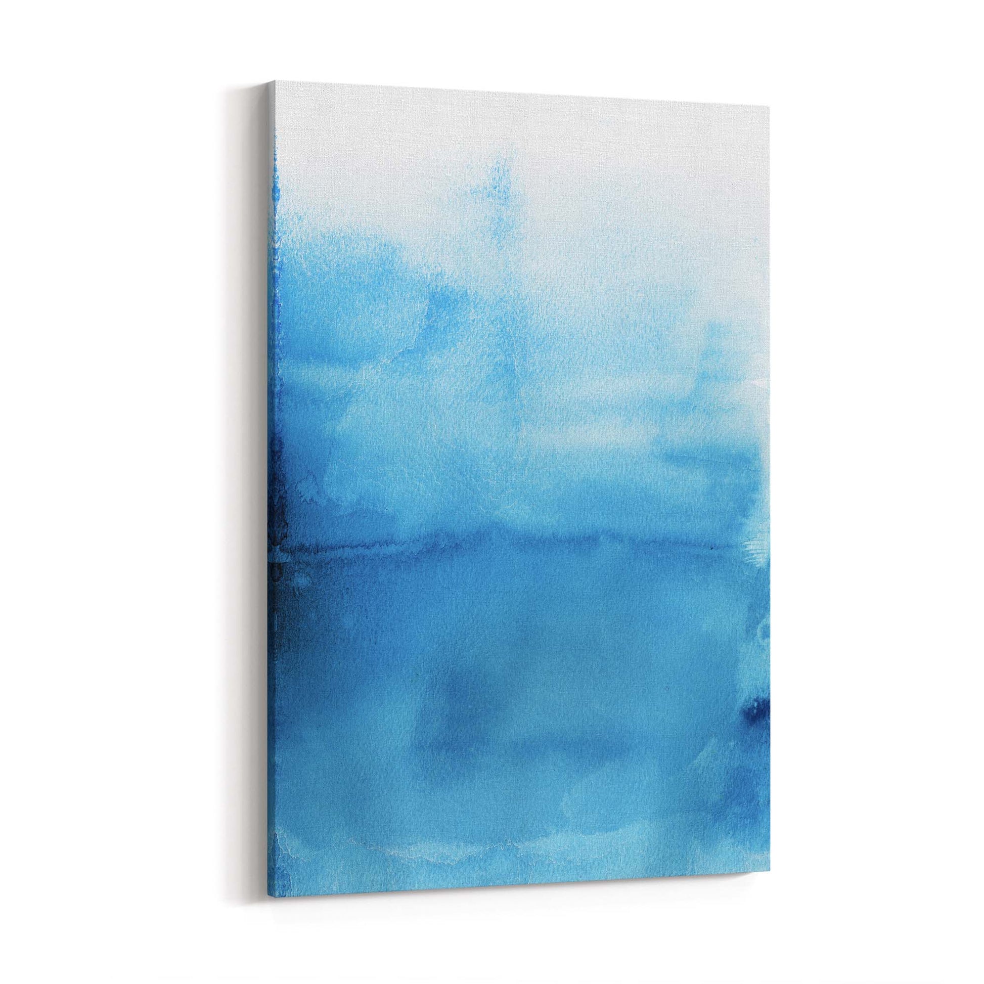 Minimal Blue Painting Abstract Modern Wall Art #16 - The Affordable Art Company