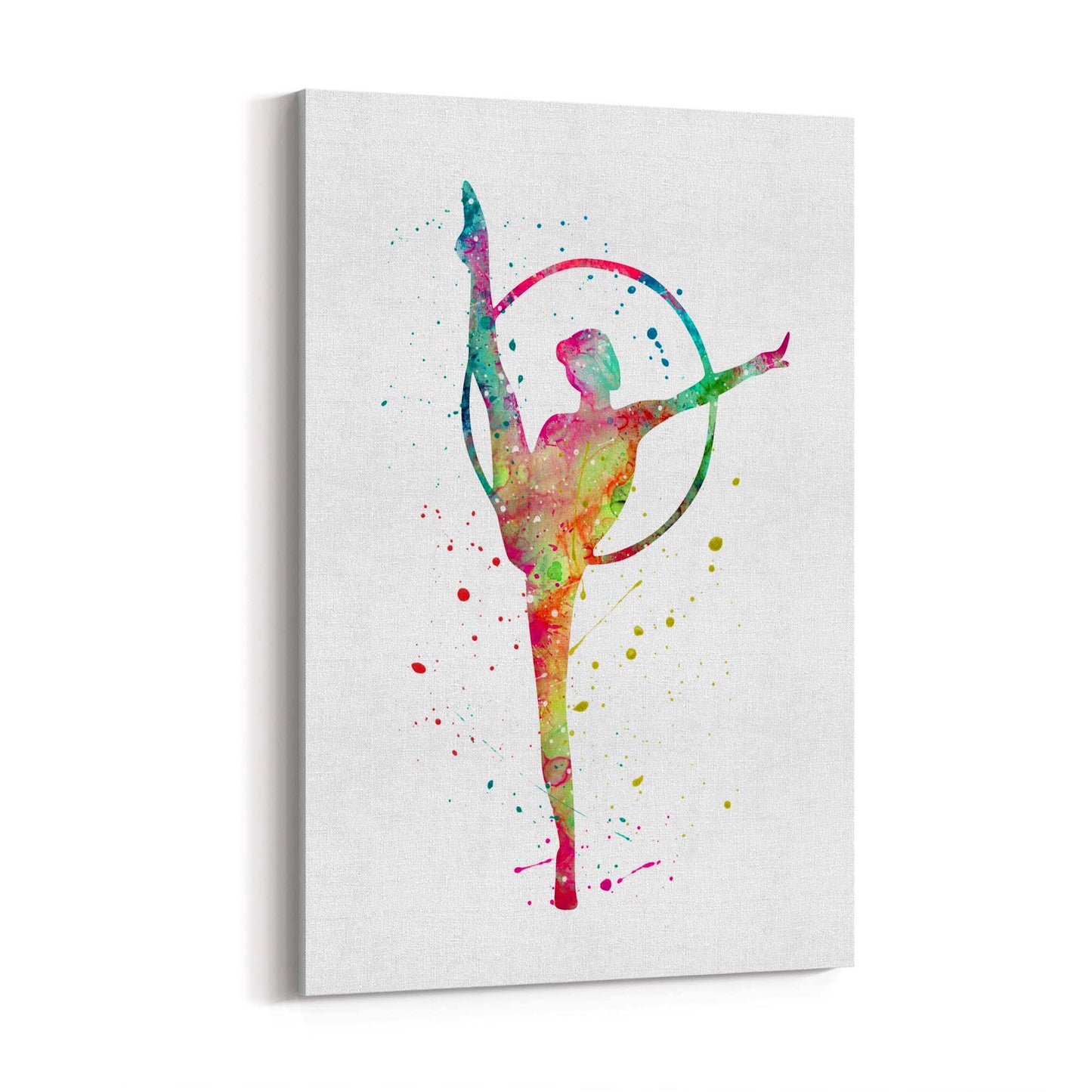 Gymnast Dance Girls Bedroom Gymnastics Wall Art #2 - The Affordable Art Company