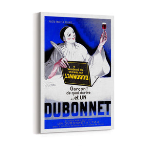 Blue Dubonnet Aperitif Vintage Advert Wall Art - The Affordable Art Company