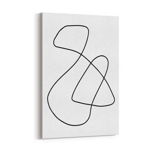 Minimal Abstract Modern Line Artwork Wall Art #4 - The Affordable Art Company