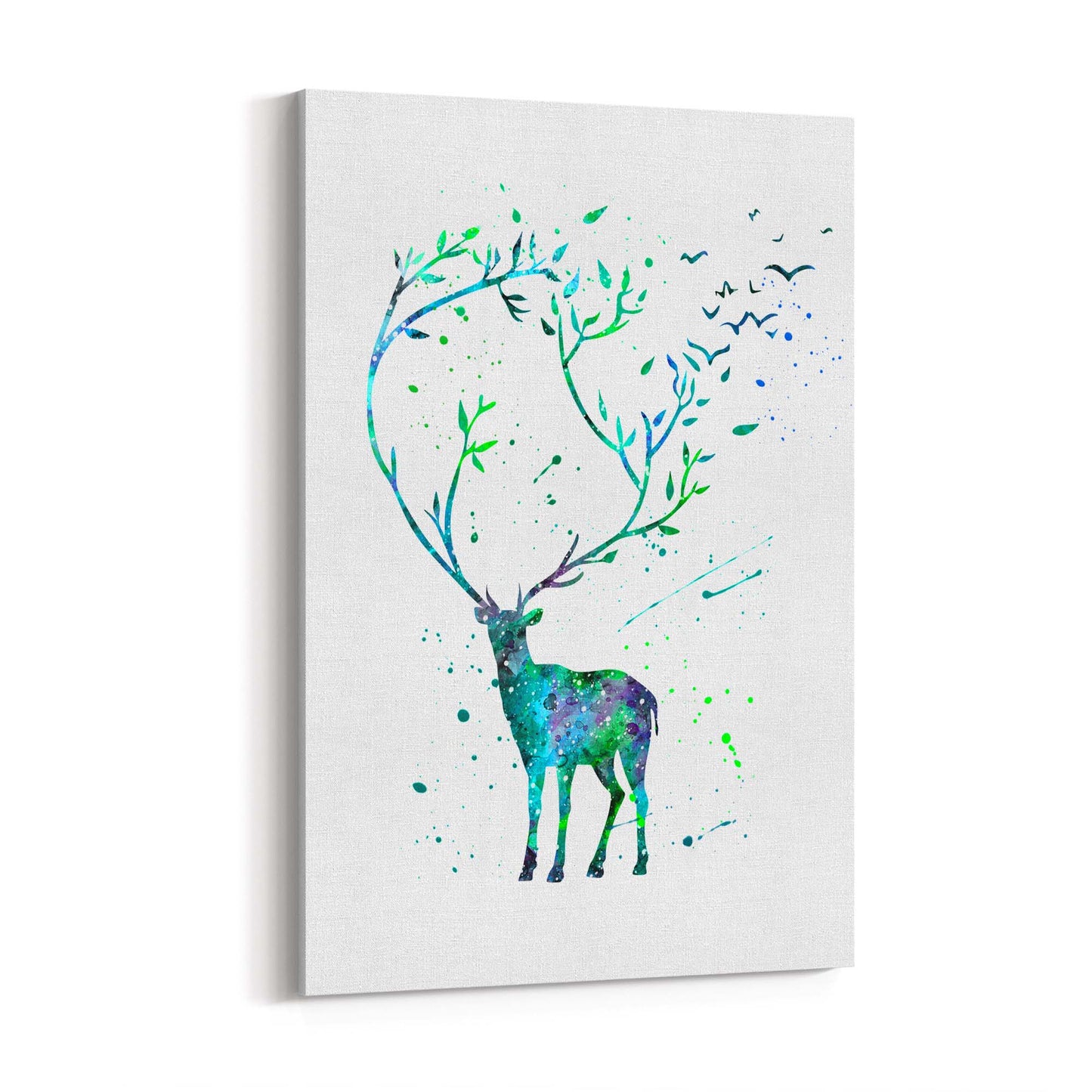 Cute Deer Woodland Animal Nursery Wall Art #2 - The Affordable Art Company