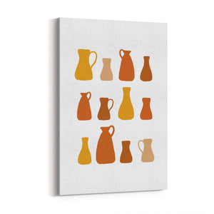 Terracotta Collection Kitchen Cafe Wall Art #2 - The Affordable Art Company