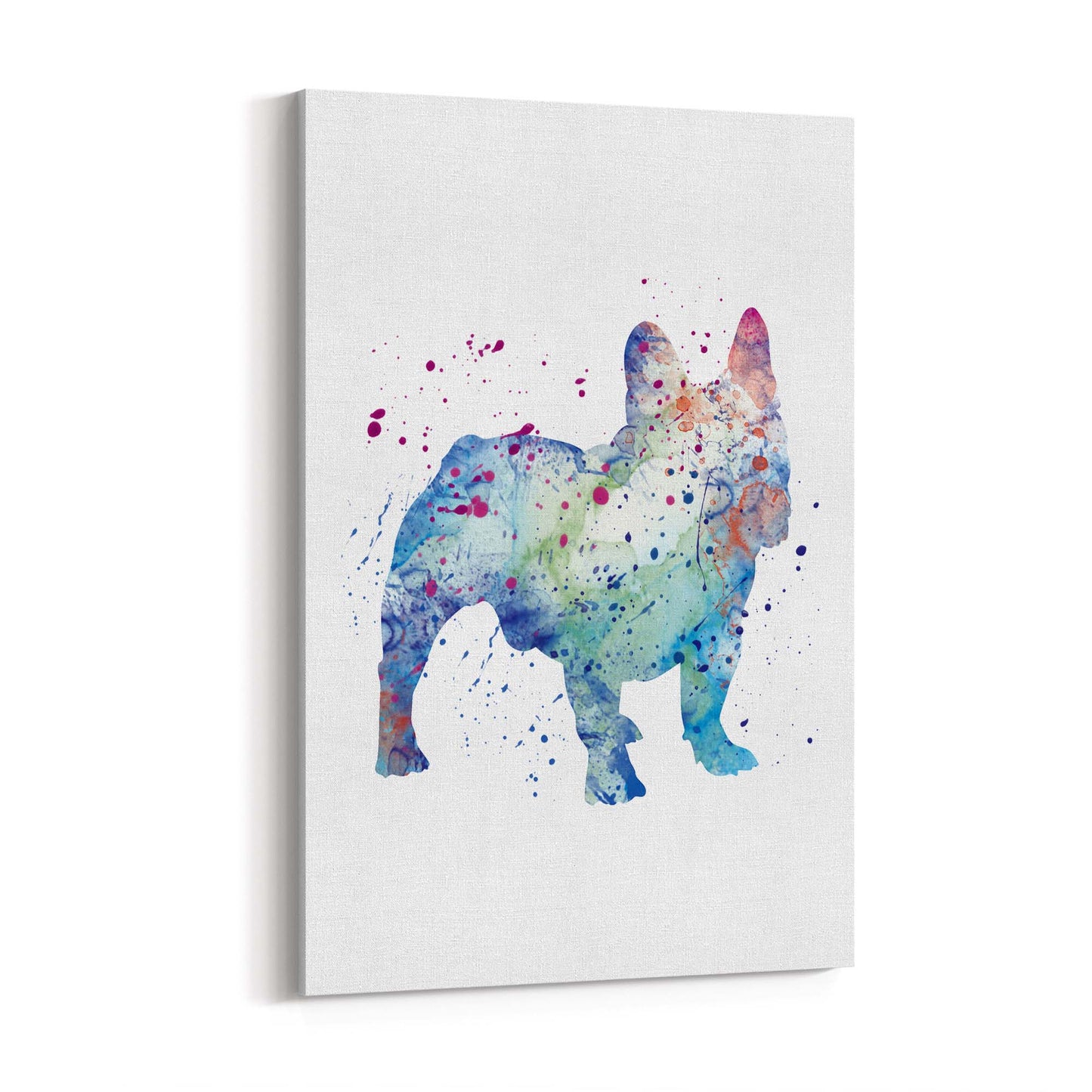 French Bulldog Painting Wall Art Print - The Affordable Art Company