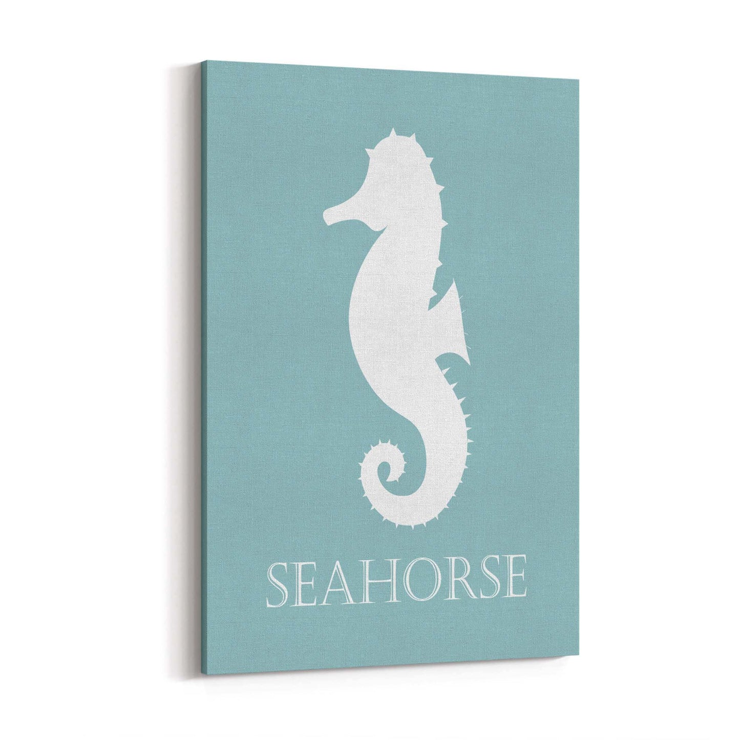 Seahorse Cartoon Sealife Nursery Baby Wall Art #2 - The Affordable Art Company