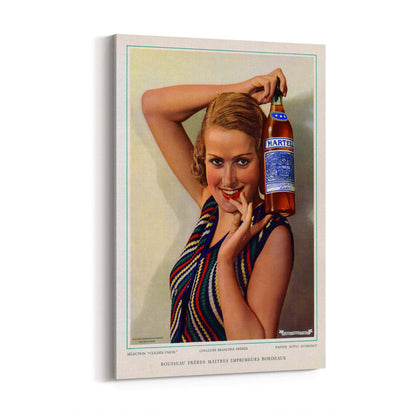 Martell Cognac Vintage Drinks Advert Wall Art - The Affordable Art Company