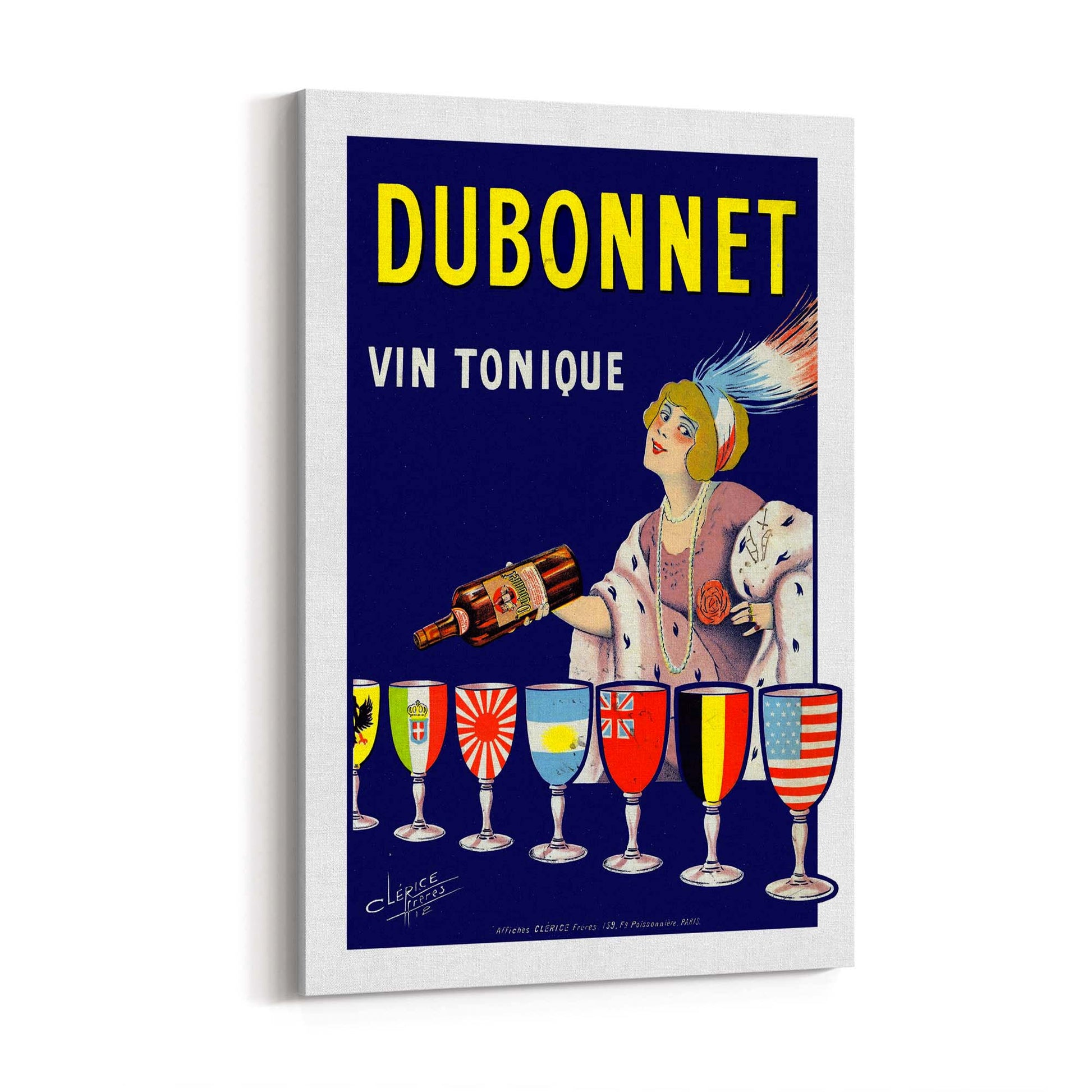 Dubonnet Aperitif Vintage Drinks Advert Wall Art - The Affordable Art Company