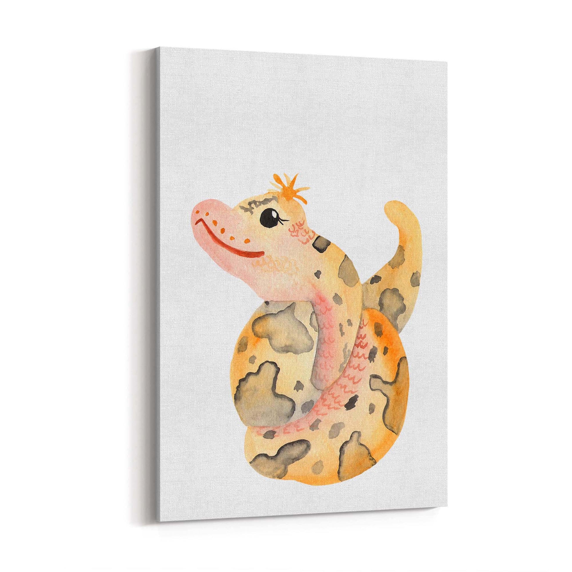 Cartoon Snake Cute Nursery Baby Animal Art - The Affordable Art Company