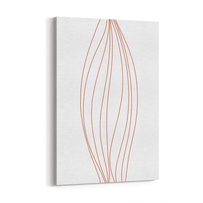 Abstract Line Artwork Minimal Modern Wall Art #2 - The Affordable Art Company