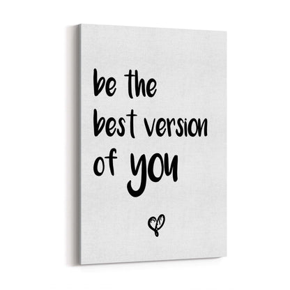 "Be The Best Version Of You" Quote Wall Art - The Affordable Art Company