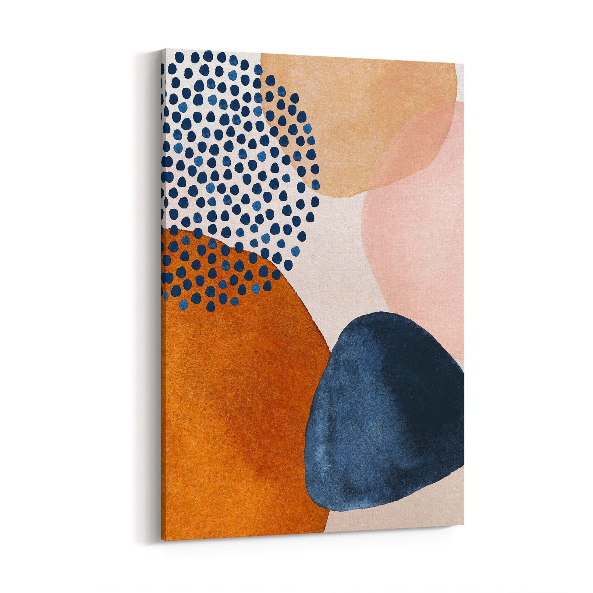 Abstract Modern Watercolour Shapes Painting Wall Art #7 - The Affordable Art Company