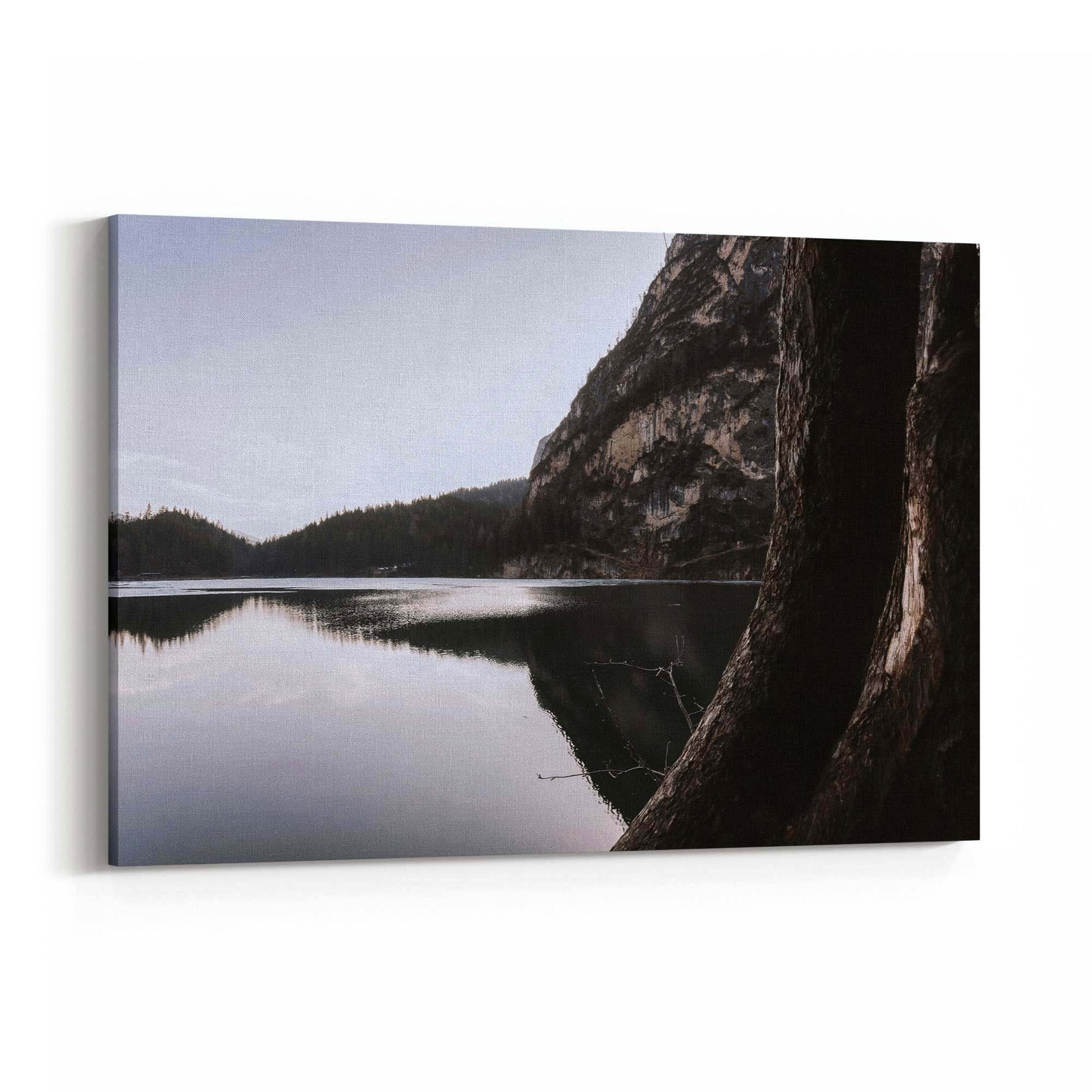 Calm Lake Landscape Photograph Wall Art - The Affordable Art Company